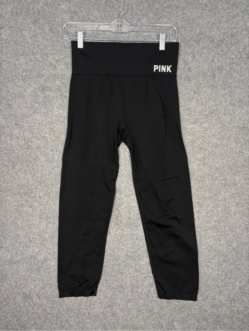 Victoria’s Secret PINK Cool & Cozy Black High Waist Leggings M